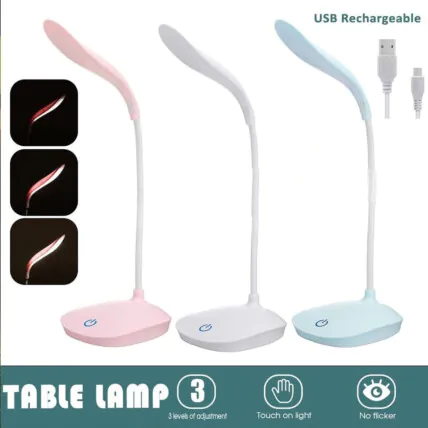 Abajur de Mesa Luminária USB Flexível LED Recarregável Kapbom - KA-T1703 Fornecedor Atacado Caixa Fechada