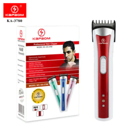 Máquina de Cortar Cabelo Aparador de Pelos Kapbom - KA-3780 Fornecedor Atacado Caixa Fechada
