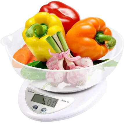 Balança Digital Eletrônica com Display LCD de Cozinha Bmax - BM-A05 Fornecedor Atacado Caixa Fechada