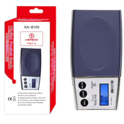 Balança Digital de Precisão Profissional para Joias - KA-B105 Fornecedor Atacado Caixa Fechada