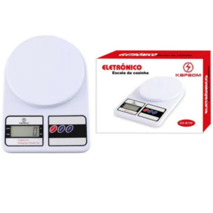 Balança Digital Portátil de Cozinha até 10kg - KA-B109 Fornecedor Atacado Caixa Fechada