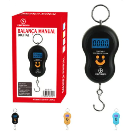 Balança de Bagagem Portátil com Gancho - KA-B107 Fornecedor Atacado Caixa Fechada