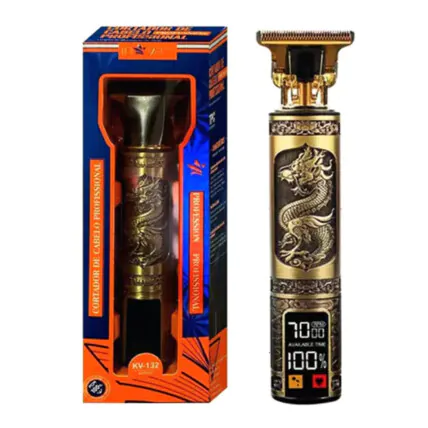 Máquina Cortador Cabelo e Barba Recarregável USB com Display LCD INOVA - KV-132 Fornecedor Atacado Caixa Fechada