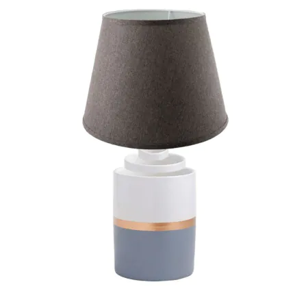Abajur de Mesa com Base de Cerâmica Bivolt - SP532 Fornecedor Atacado Caixa Fechada