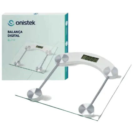 Balança Digital Corporal 180kg Quadrada ONISTEK - ON-BL710 Fornecedor Atacado Caixa Fechada