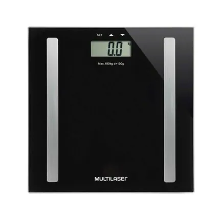 Balança Digital Multilaser Digi Health 180Kg Preta - HC022 Fornecedor Atacado Caixa Fechada