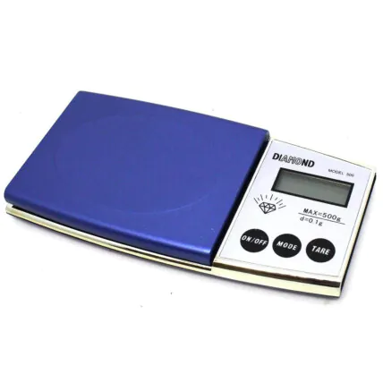Mini Balança Digital de Alta Precisão 0,1g Até 500g Leve e Portátil - A01 Reling Fornecedor Atacado Caixa Fechada