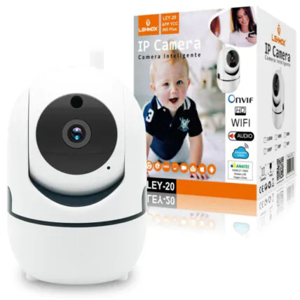 Câmera IP Inteligente Wireless App Ycc 365 Plus LEHMOX - LEY-20 Fornecedor Atacado Caixa Fechada
