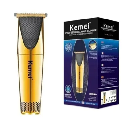 Maquina de Cortar Cabelo e Barba Kemei para Acabamento Profissional - KM-628A Fornecedor Atacado Caixa Fechada