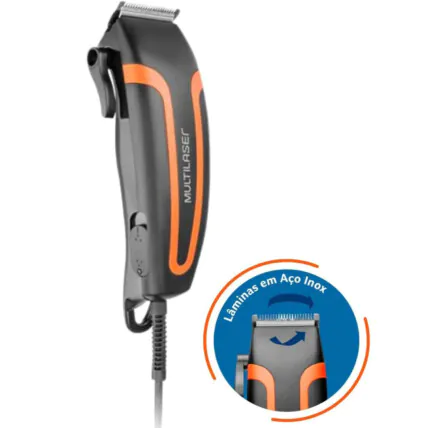 Maquina de Cortar Cabelo e Barba 4 Em 1 127v Multilaser - EB055 Fornecedor Atacado Caixa Fechada