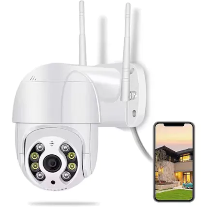 Camera Ip WIfi Com Duas Antenas Visão Noturna Starmega ST-110 Fornecedor Atacado Caixa Fechada