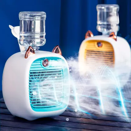 Ventilador Portátil USB de Mesa Gatinho INOVA - MD-30240 Fornecedor Atacado Caixa Fechada