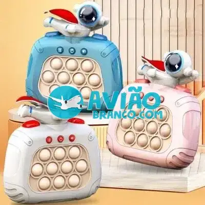 Pop It Eletronico Fidget Brinquedo De Apertar Anti Stress Astronauta Fornecedor Atacado Caixa Fechada