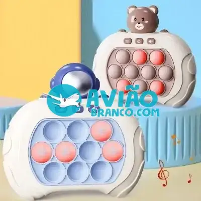 Pop It Eletronico Fidget Brinquedo De Apertar Anti Stress Desenhos Sortidos Fornecedor Atacado Caixa Fechada