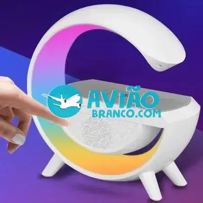 Luminária G Speaker Caixa De Som Carregador Por Indução Fornecedor Atacado Caixa Fechada
