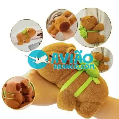 Pulseira De Pelúcia Capivara Fornecedor Atacado Caixa Fechada