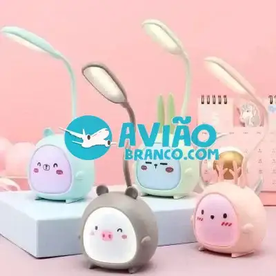 Luminária De Mesa Luz LED Bichinhos Recarregavel Fornecedor Atacado Caixa Fechada