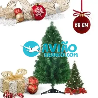 Árvore De Natal Pinheiro Verde 60 CM Fornecedor Atacado Caixa Fechada