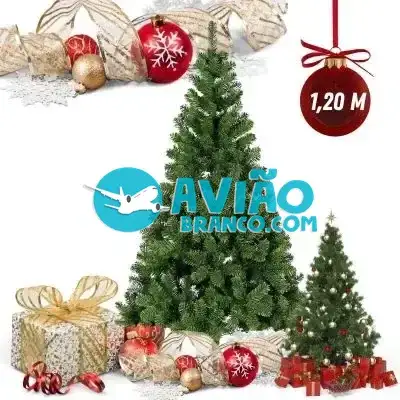Árvore De Natal Pinheiro Verde 1,20 M Fornecedor Atacado Caixa Fechada