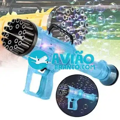 Brinquedo Lançador de Bolhas Bubble Com 21 Furos – Cor Sortida Fornecedor Atacado Caixa Fechada
