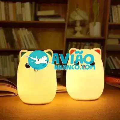 Luminária Silicone Touch Abajur Led Sensor Colorido Recarregavel Bichinhos Fornecedor Atacado Caixa Fechada