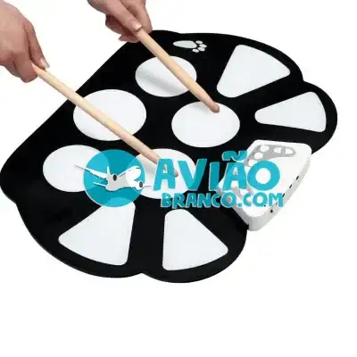 Bateria Eletrônica Musical Drum Dobrável Silicone Fornecedor Atacado Caixa Fechada