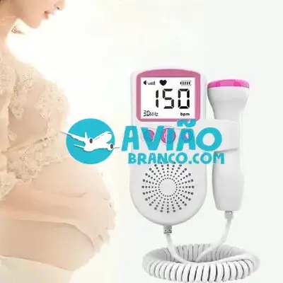 Monitor Fetal Doppler Aparelho Para Ouvir Batimentos Coração Bebê Fornecedor Atacado Caixa Fechada