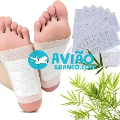 Adesivo Detox Para os Pés – 10 Unidades Fornecedor Atacado Caixa Fechada