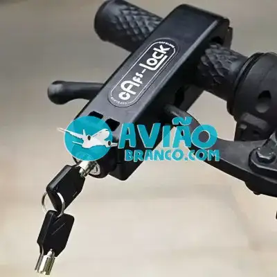 Trava Antifurto Para Moto Manete Caps Lock Universal Fornecedor Atacado Caixa Fechada