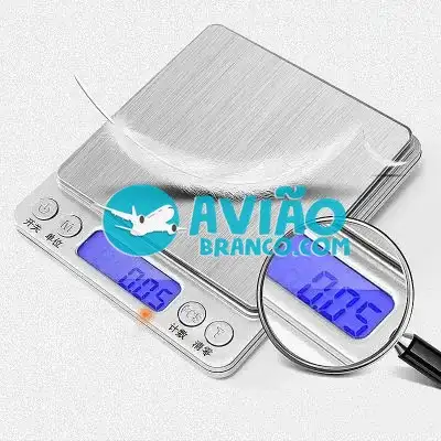 Mini Balança Digital Diamond Precisão 0,1 g – Até 2 kg Fornecedor Atacado Caixa Fechada