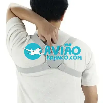 Corretor de Postura Inteligente Vibratório com Sensor Ajustável Fornecedor Atacado Caixa Fechada