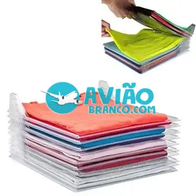 Organizador de Camisa e Camiseta de Plástico Guardar Dobrado 10 Divisórias Fornecedor Atacado Caixa Fechada