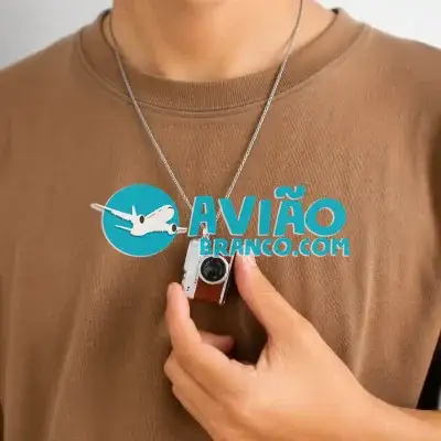 Mini Câmera Digital Retrô Portátil em Formato de Chaveiro Fornecedor Atacado Caixa Fechada
