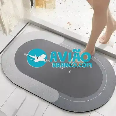 Tapete Magico Oval Antiderrapante Super Absorvente Fornecedor Atacado Caixa Fechada