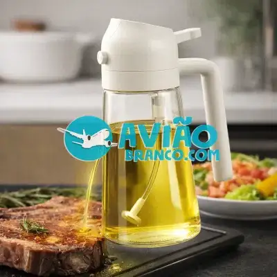 Galheteiro Pulverizador Borrifador 2 em 1 de Óleo Azeite de Cozinha – 470ml Fornecedor Atacado Caixa Fechada