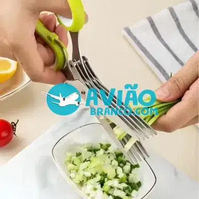Tesoura 5 Lâminas Para Uso Culinario Fornecedor Atacado Caixa Fechada