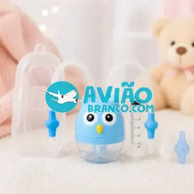 Kit Seringa e Aspirador para Lavagem e Limpeza Nasal Bebês Fornecedor Atacado Caixa Fechada