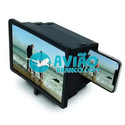 Amplificador De Imagem Tela Do Celular Lupa 3D 8 Polegadas Fornecedor Atacado Caixa Fechada
