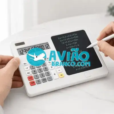 Calculadora Científica 12 Dígitos com Tablet de Escrita Digital Fornecedor Atacado Caixa Fechada