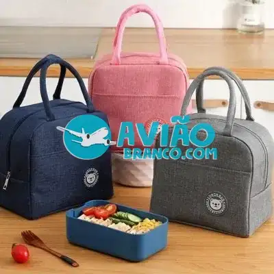 Bolsa Térmica Lancheira Para Marmita Com Alça Fornecedor Atacado Caixa Fechada