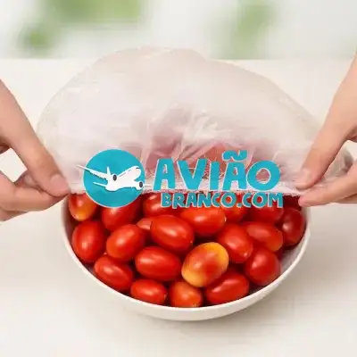 Saco Plástico Capa Protetora Descartável Para Alimentos – Pacote Com 100 Unidades Fornecedor Atacado Caixa Fechada