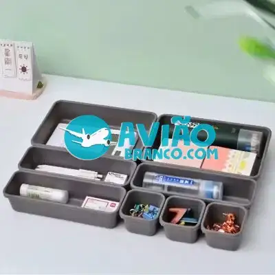 Conjunto Organizador Modular De Gavetas Fornecedor Atacado Caixa Fechada