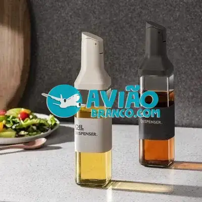 Galheteiro de Vidro 500ml com Bico Dosador para Azeite Óleo e Vinagre Fornecedor Atacado Caixa Fechada