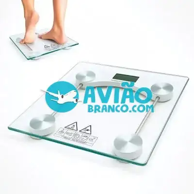 Balança Corporal Digital de Vidro Temperado até 180 Kg Fornecedor Atacado Caixa Fechada