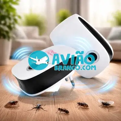 Repelente Eletrônico Ultrassônico Bivolt Espanta Insetos Fornecedor Atacado Caixa Fechada