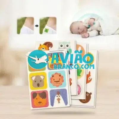 Adesivos Repelentes de Mosquitos Kit com 36 Fornecedor Atacado Caixa Fechada