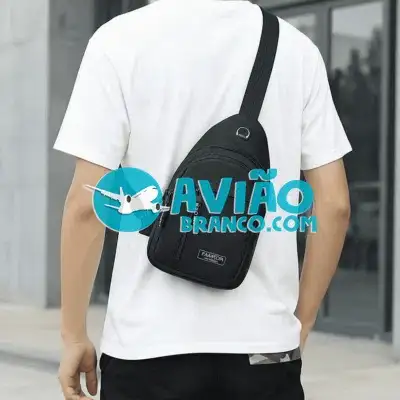 Bolsa Tiracolo Pochete Transversal Ombro Masculina Fornecedor Atacado Caixa Fechada