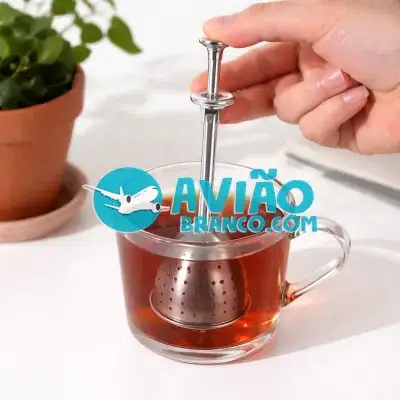 Coador de Chá Portátil Reutilizável Infusor de Chá Fornecedor Atacado Caixa Fechada