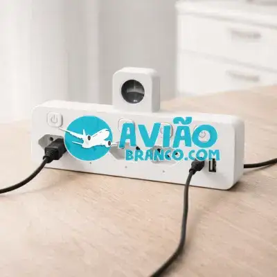 Filtro de Linha com Adaptador 4 Tomadas 2 USB Fornecedor Atacado Caixa Fechada