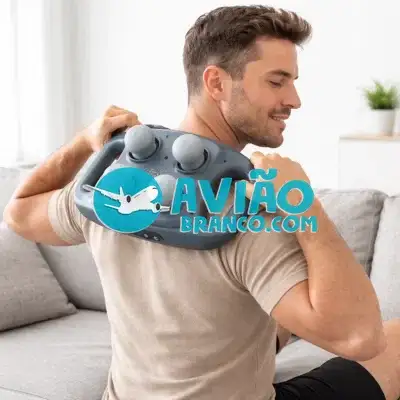 Massageador Elétrico 4 Ponteiras com 5 Velocidades de Massagem Fornecedor Atacado Caixa Fechada